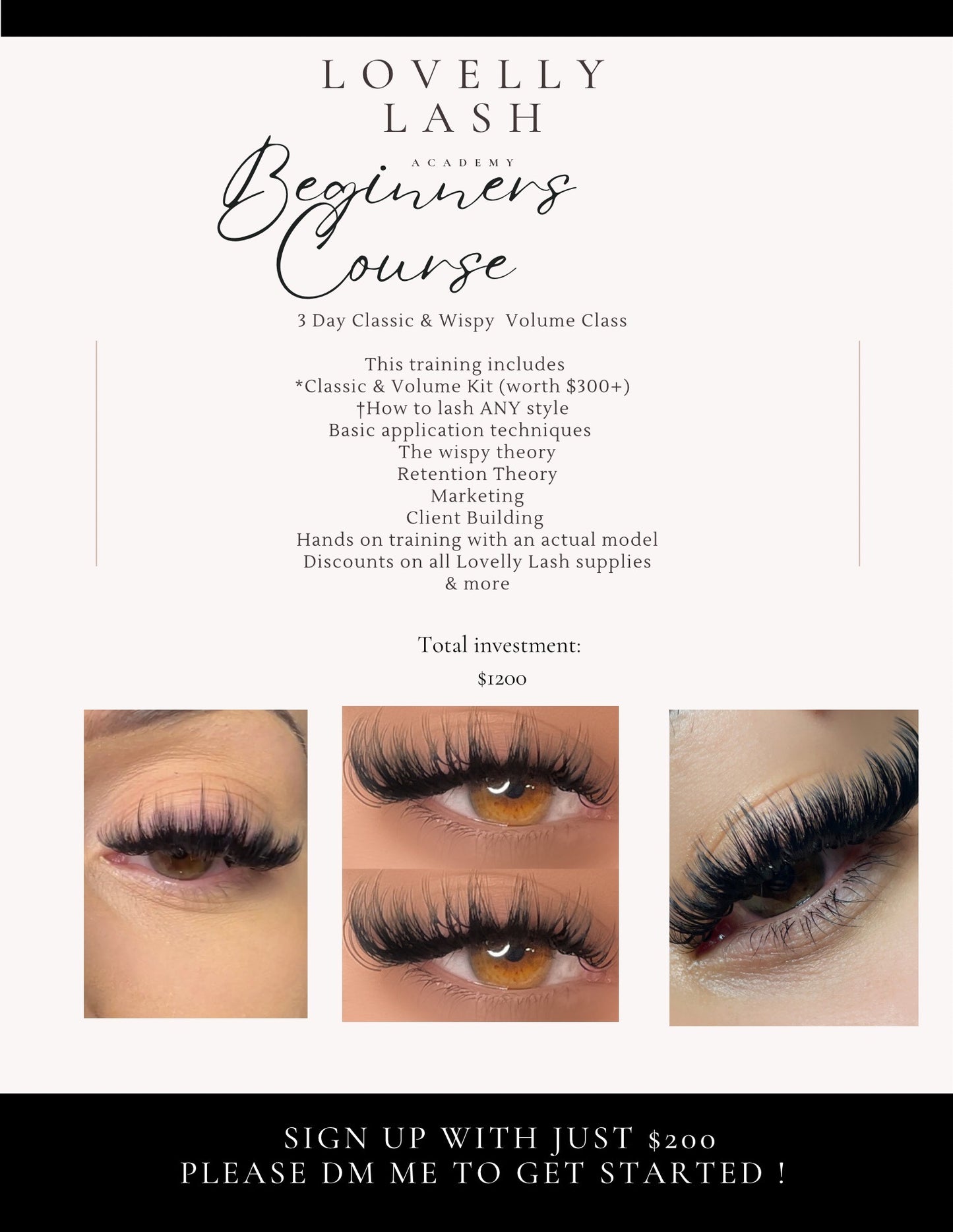 LOVELLY LASH x VOLUME BABE Wispie Begginers Training